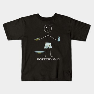 Funny Mens Pottery Design Kids T-Shirt